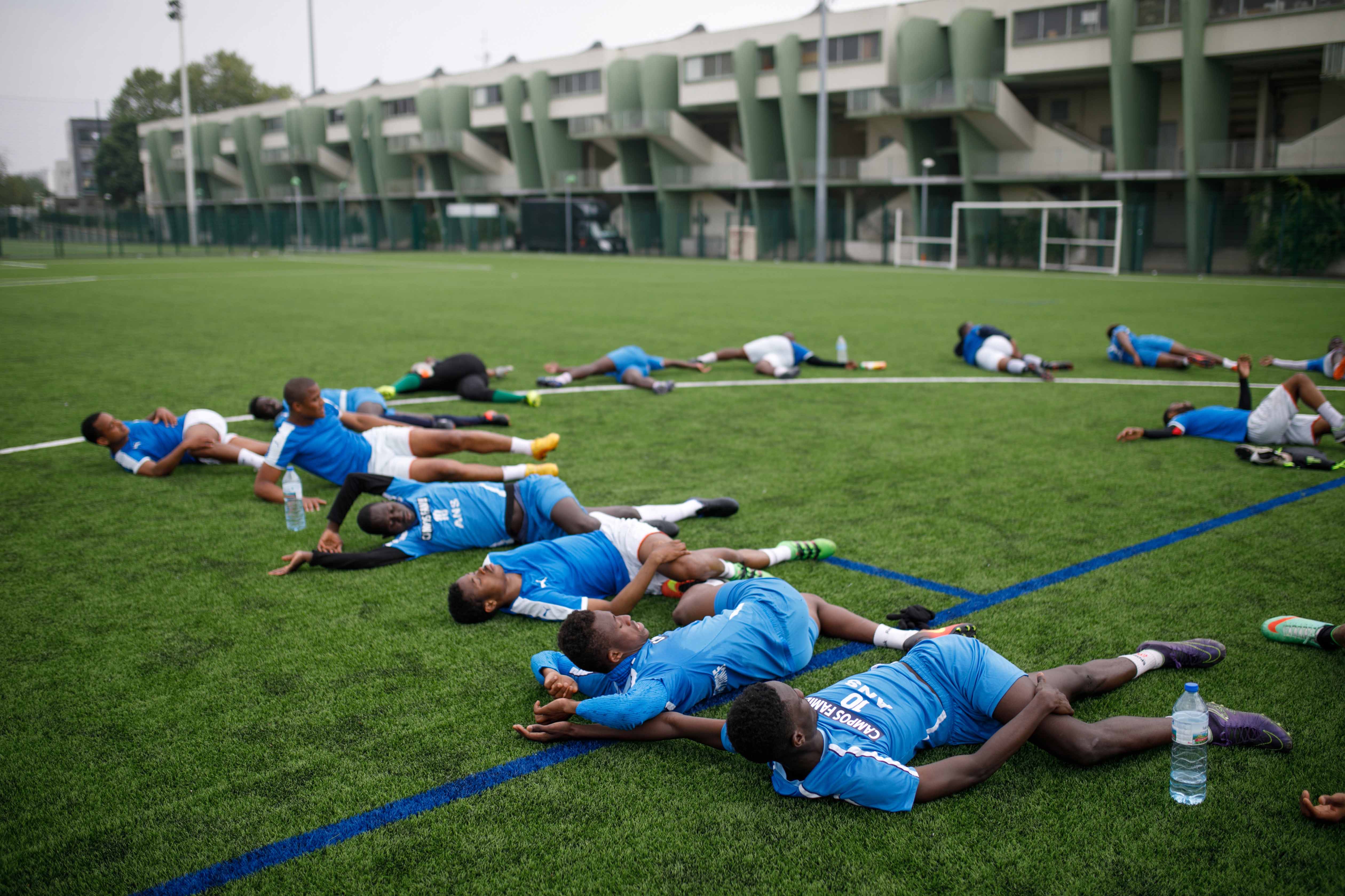 Les migrants du foot, 2017.